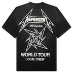 Metallica 40 Year Anniversary S/S T-Shirt - Stained Black