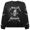 Metallica Garage Inc L/S T-Shirt - Stained Black