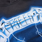 Metallica Ride The Lightning Hoodie - Vintage Grey