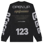 Metamoth Vintage L/S Tee - Jet Black