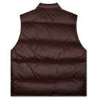 Micro Ripstop Down Vest - Brown
