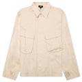 Military L/S Over Shirt - Bone