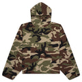 Military Nylon Hooded Anorak - Woodland Camo