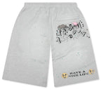 Milk Shake Terry Shorts - Heather Grey