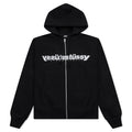Mirror Zip Hoodie - Black