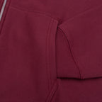 Mirror Zip Hoodie - Wine