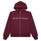 Mirror Zip Hoodie - Wine