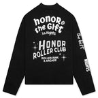 Mixed Logo Crewneck - Black
