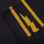 Monaco Football Jersey - Vintage Black/Yellow