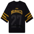 Monaco Football Jersey - Vintage Black/Yellow