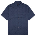 Shiny Monogram 72 Denim Shirt - Grey/Blue