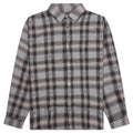 Motif Plaid Shirt - Grey