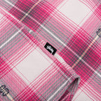 Motif Plaid Shirt - Pink