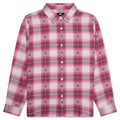Motif Plaid Shirt - Pink