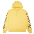 Motif Print Hoodie - Yellow