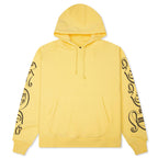 Motif Print Hoodie - Yellow