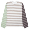 Multi Stripe Crewneck - Bone
