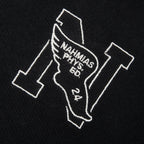 "N" L/S Polo - Black