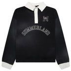 "N" L/S Polo - Black