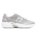 NFNTY-52 Suede and Mesh Sneakers - Light Grey
