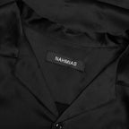 Academy Silk S/S Button Down - Black