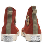 Converse x Naruto Chuck Taylor All Star Hi - Natural Ivory/Ritual Red/Black