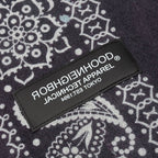 Bandana Chopped Hooded Sweatshirt - Black
