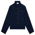 Nep Yarn Chacket - Navy