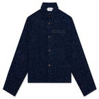 Nep Yarn Chacket - Navy