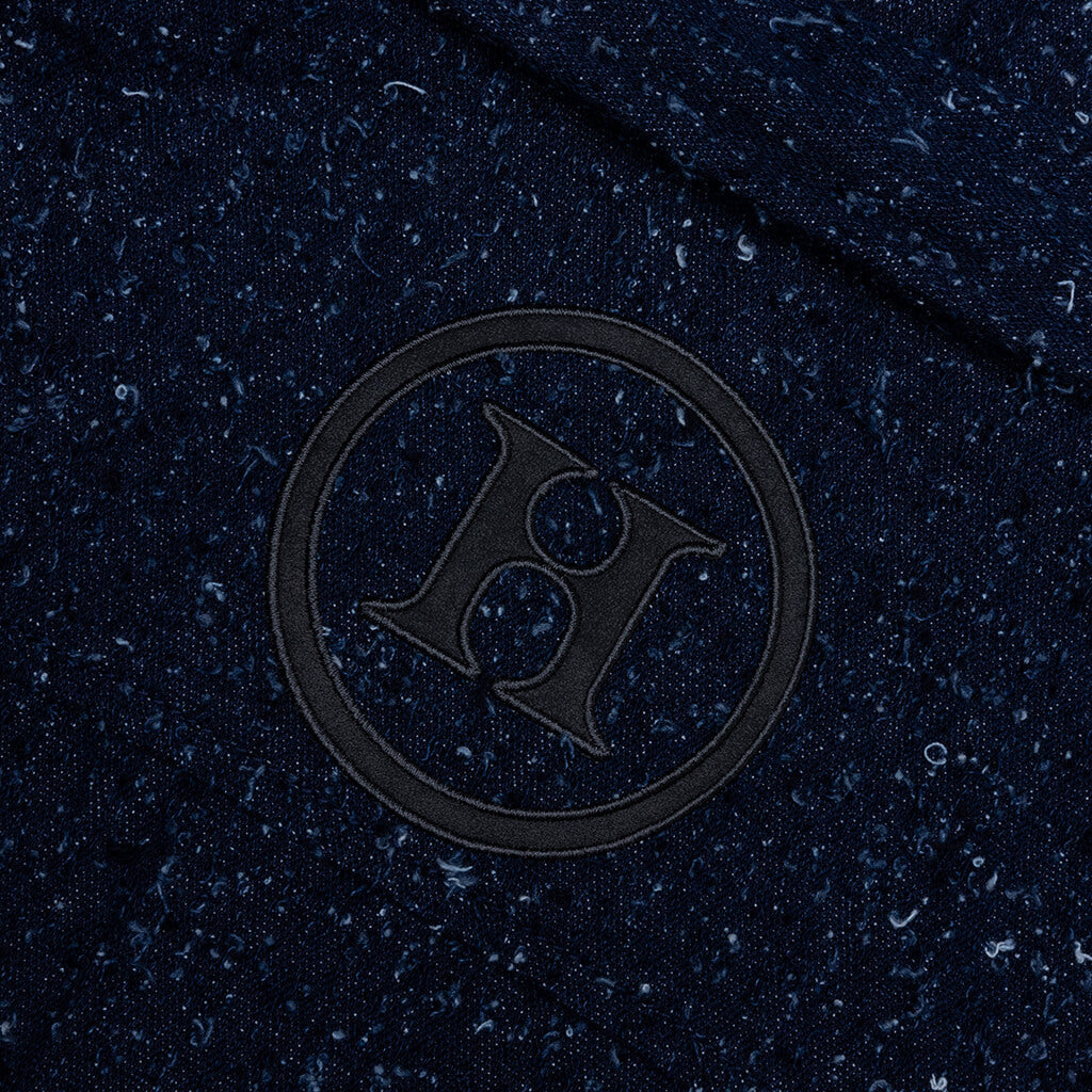 Nep Yarn Chacket - Navy