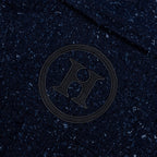 Nep Yarn Chacket - Navy