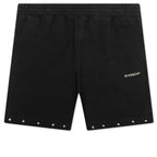 Star Print Board Shorts - Black