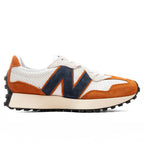 327 - White/Natural Indigo