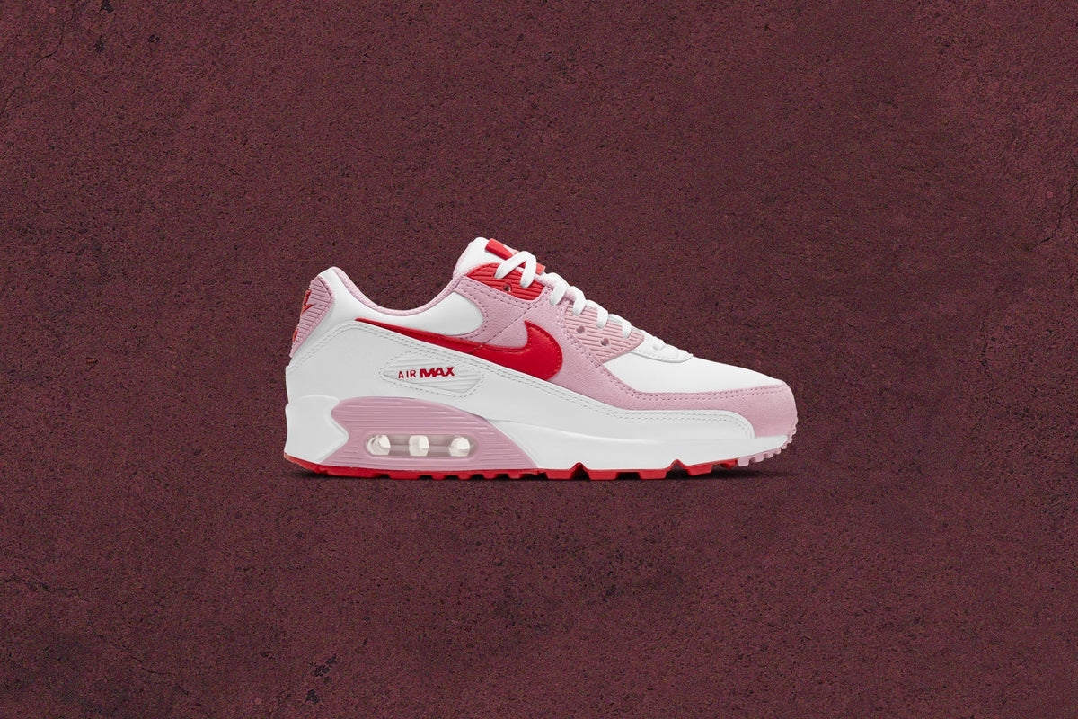 Women's Air Max 90 "V-Day" - White/University Red
