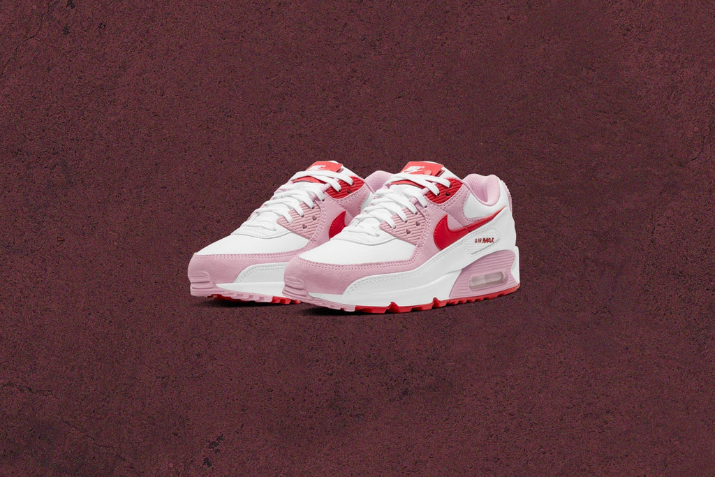 Women's Air Max 90 "V-Day" - White/University Red