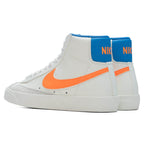 Women's Blazer Mid '77 - Sail/Total Orange/LT Photo Blue