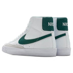 Blazer Mid '77 (GS) - White/Dark Teal Green