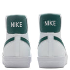 Blazer Mid '77 (GS) - White/Dark Teal Green