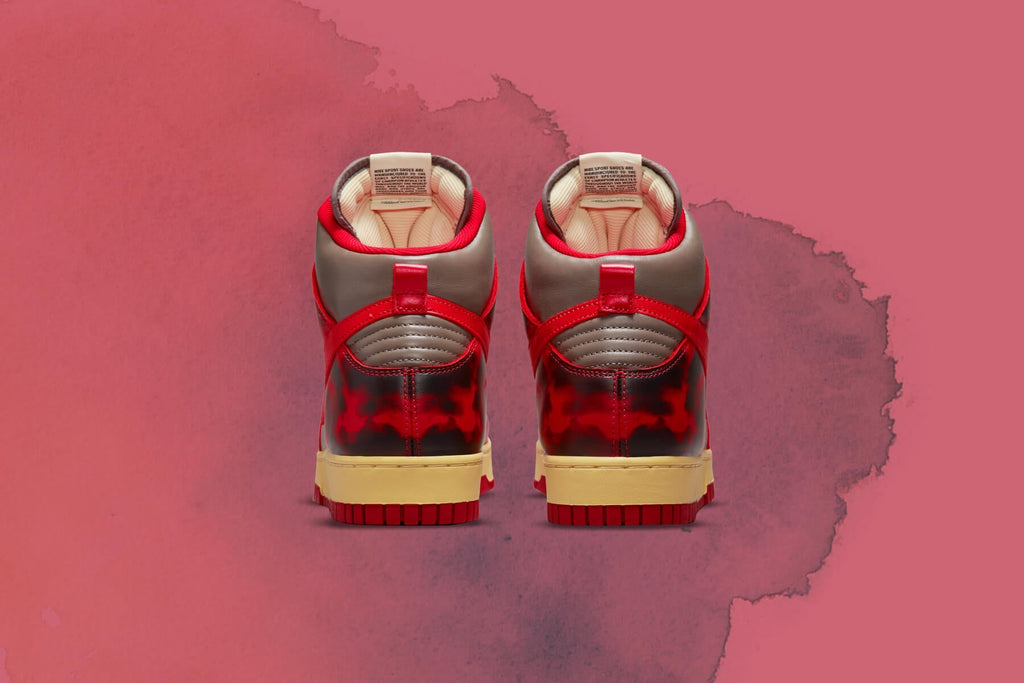 Dunk High 1985 SP "Red Acid Wash" - University Red/Chile Red
