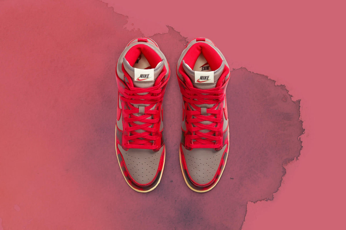 Dunk High 1985 SP "Red Acid Wash" - University Red/Chile Red