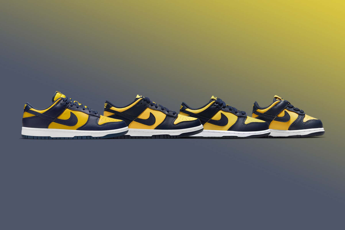 Dunk Low (TD) - Varsity Maize/Midnight Navy
