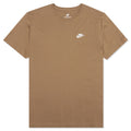 Sportswear Club T-Shirt - DK Driftwood/White