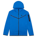 Sportswear Tech Fleece Full Zip Up Hoodie - Signal Blue/Black