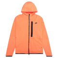 Sportswear Tech Fleece Washed Full-Zip Hoodie - Orange Frost/Black