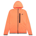 Sportswear Tech Fleece Washed Full-Zip Hoodie - Orange Frost/Black