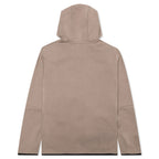 Sportswear Tech Fleece Washed Full-Zip Hoodie - Taupe Haze/Black