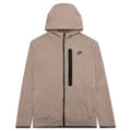 Sportswear Tech Fleece Washed Full-Zip Hoodie - Taupe Haze/Black