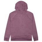 Sportswear Women's Club Essential 1/4 Zip Fleece Hoodie - Dark Wine/Heather