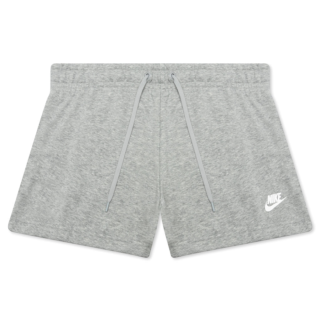 Sportswear Women's Club Fleece Shorts - DK Grey Heather/Matte Silver/White
