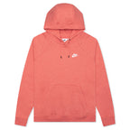 Sportswear Women’s Essential Fleece Pullover Hoodie - Magic Ember/Heather/White